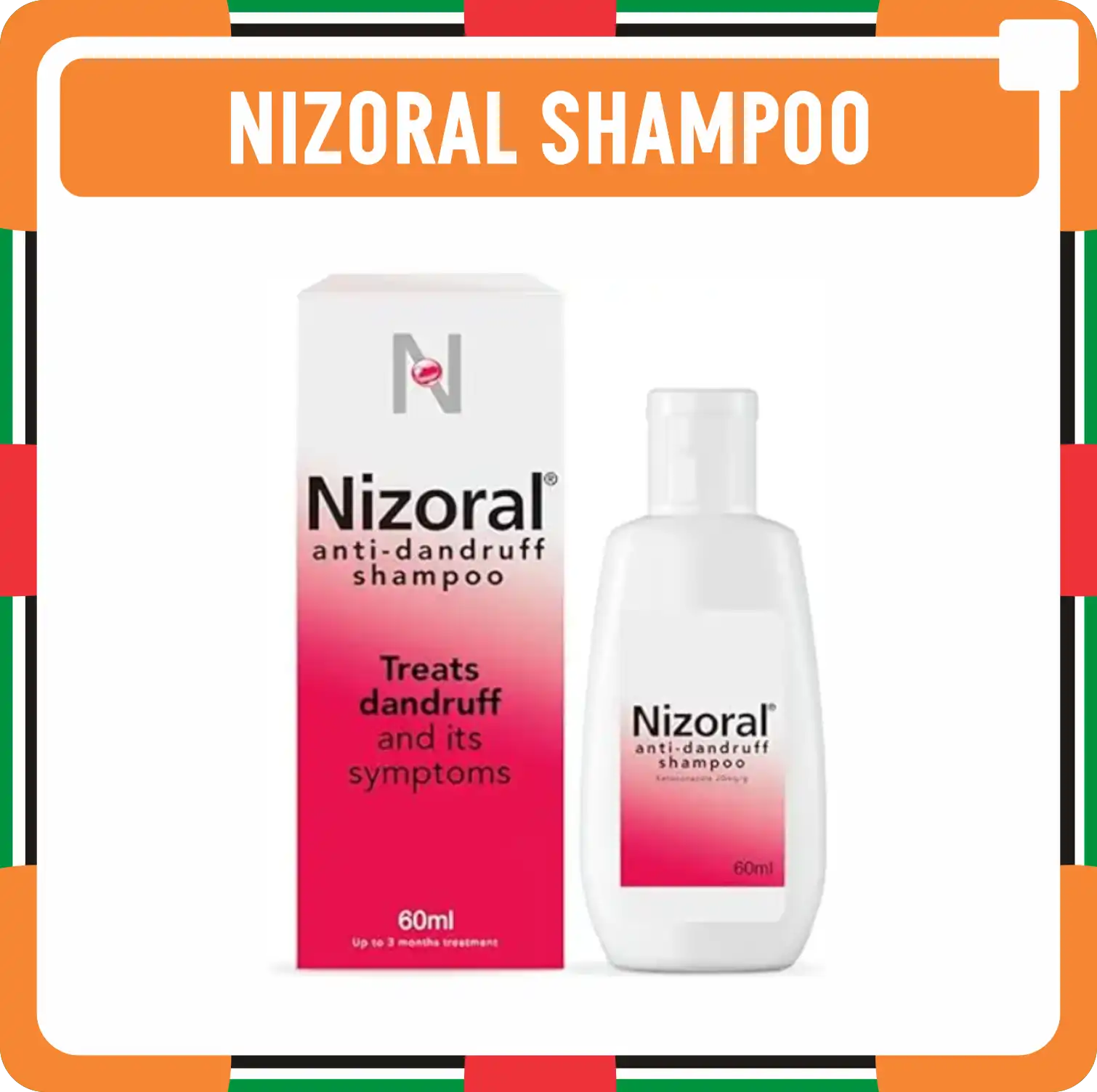 Nizoral Anti Dandruff Shampoo for Dry Flaky Scalp in Dubai UAE