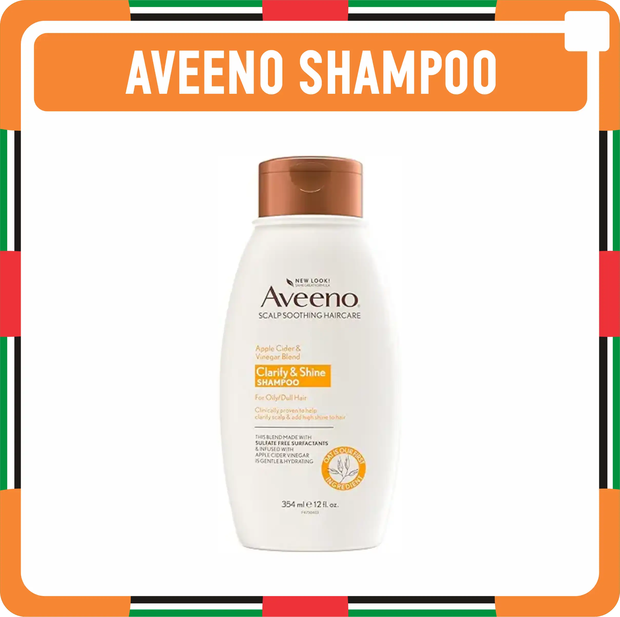 Aveeno Apple Cider Vinegar Clarifying Shampoo in Dubai